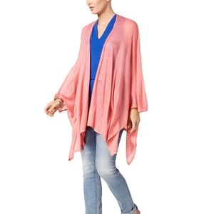 Inc International Concepts Knit Open Front Poncho